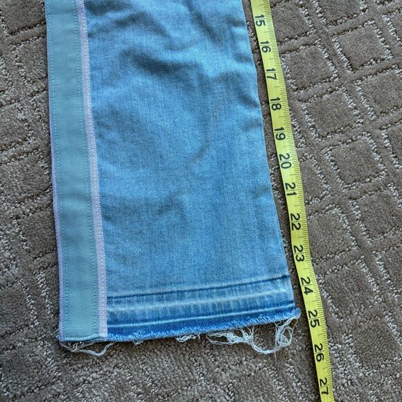 Veronica Beard Carolyn Baby Boot High Rise Jeans Women's Sz 25 Button Fly Light - Picture 8 of 9